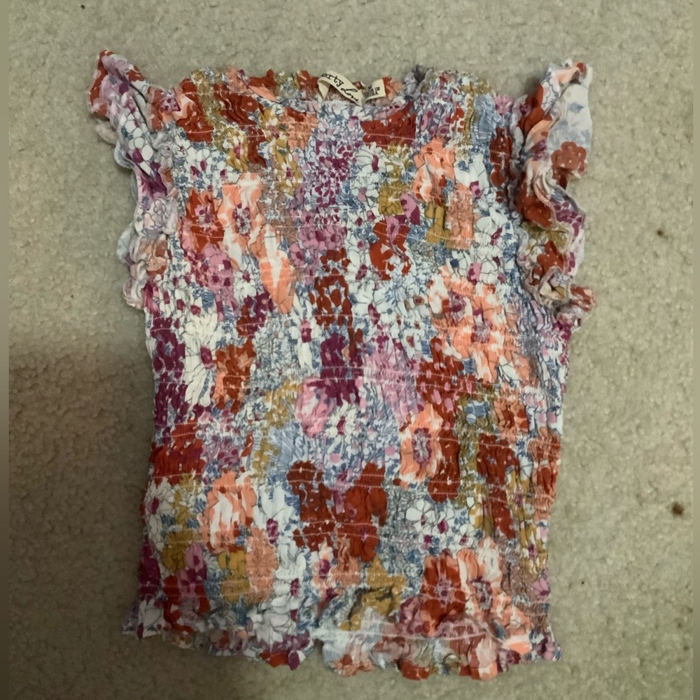 scrunch floral top